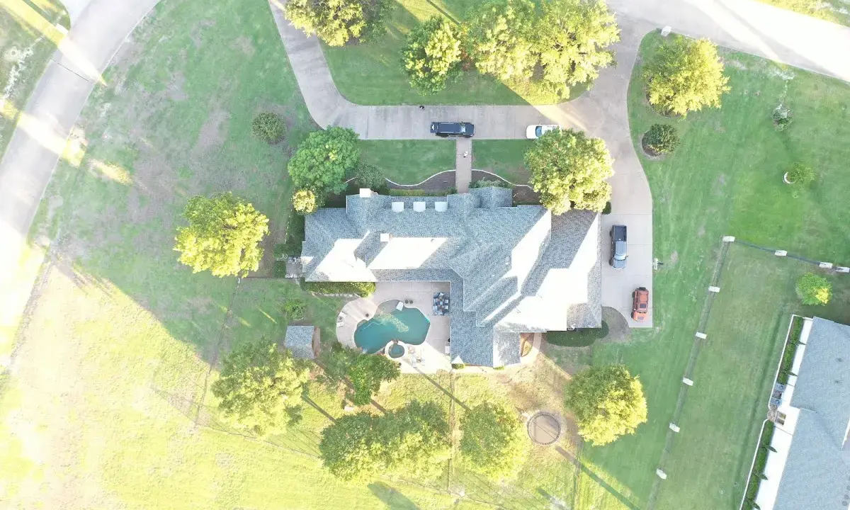 New shingle roof installation on a home in Fayetteville